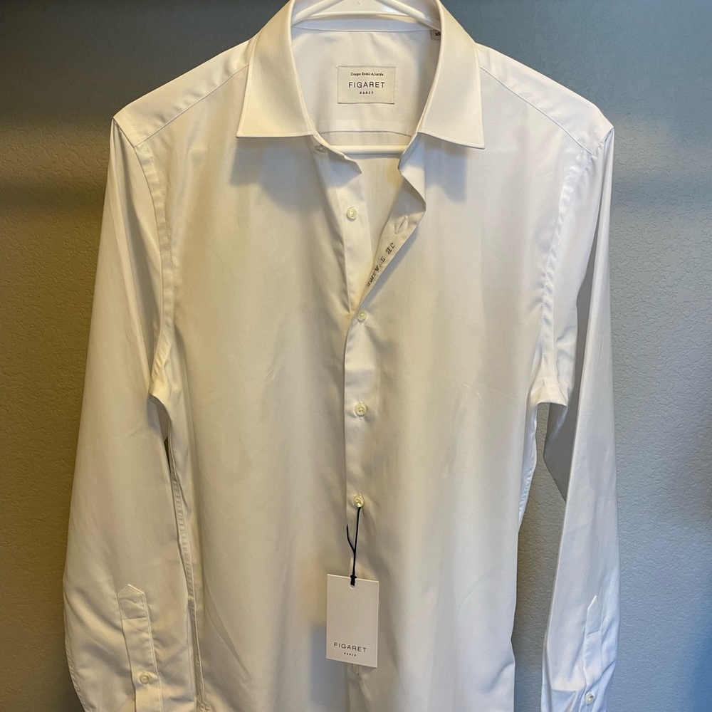 Figaret Paris white button up shirt - unisex - XS